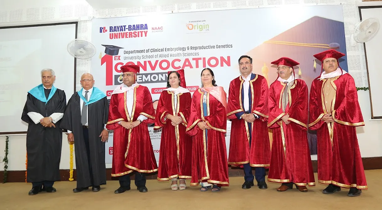Graduates celebrating at RBU Convocation